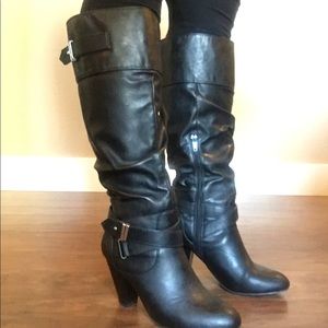 Black Heeled Boots